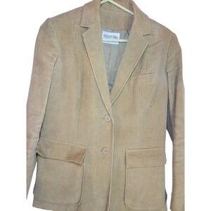 Nelson Hall Corduroy Blazer‎ Jacket Women's Size 10 Two Button